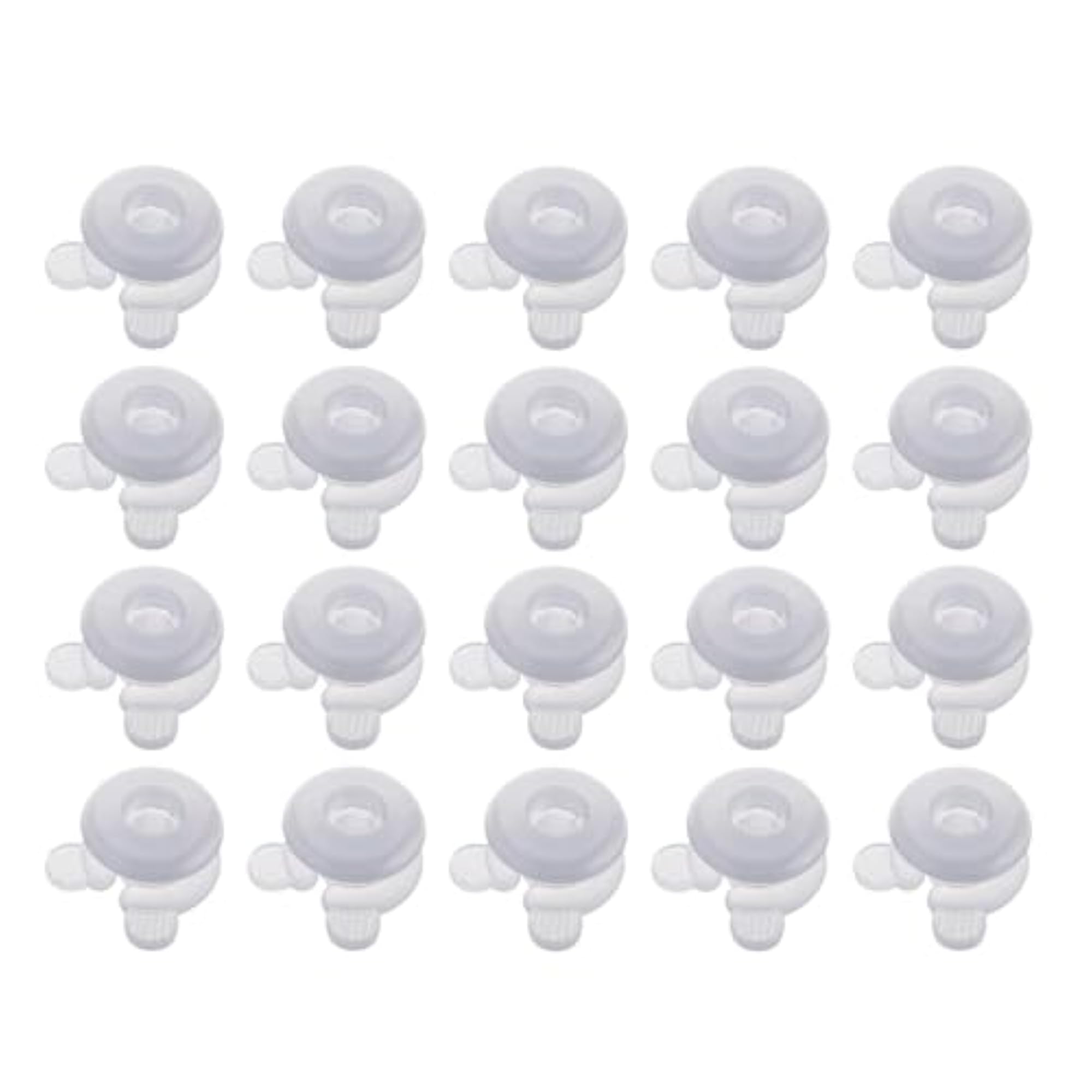2X20 Pieces Duvet Clips Non Slip, White